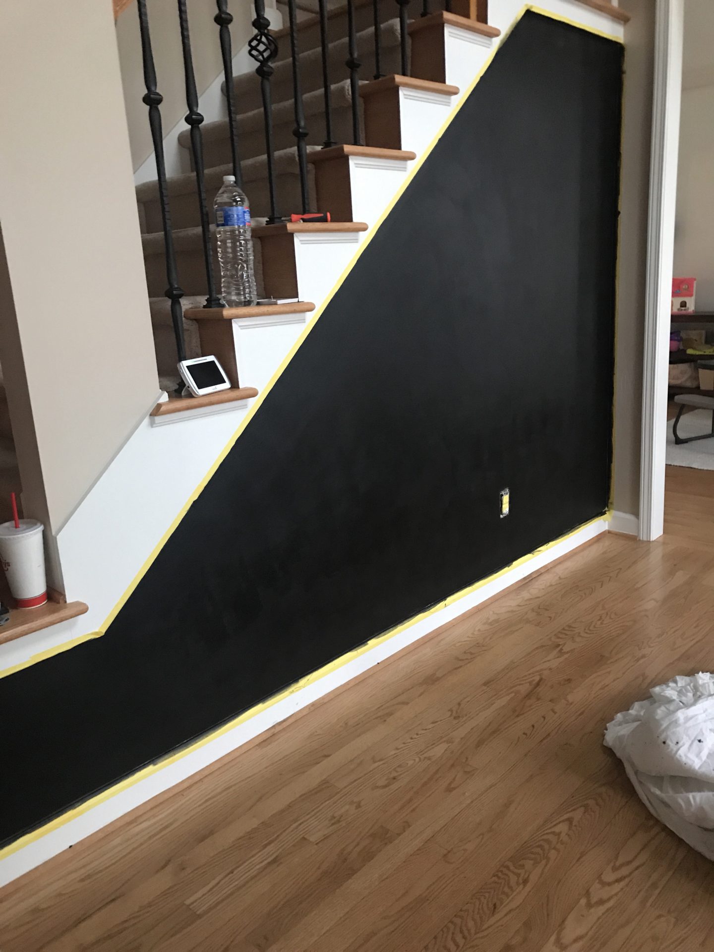 img_8576-1440x1920 DIY Chalkboard Wall for Your Staircase Entry