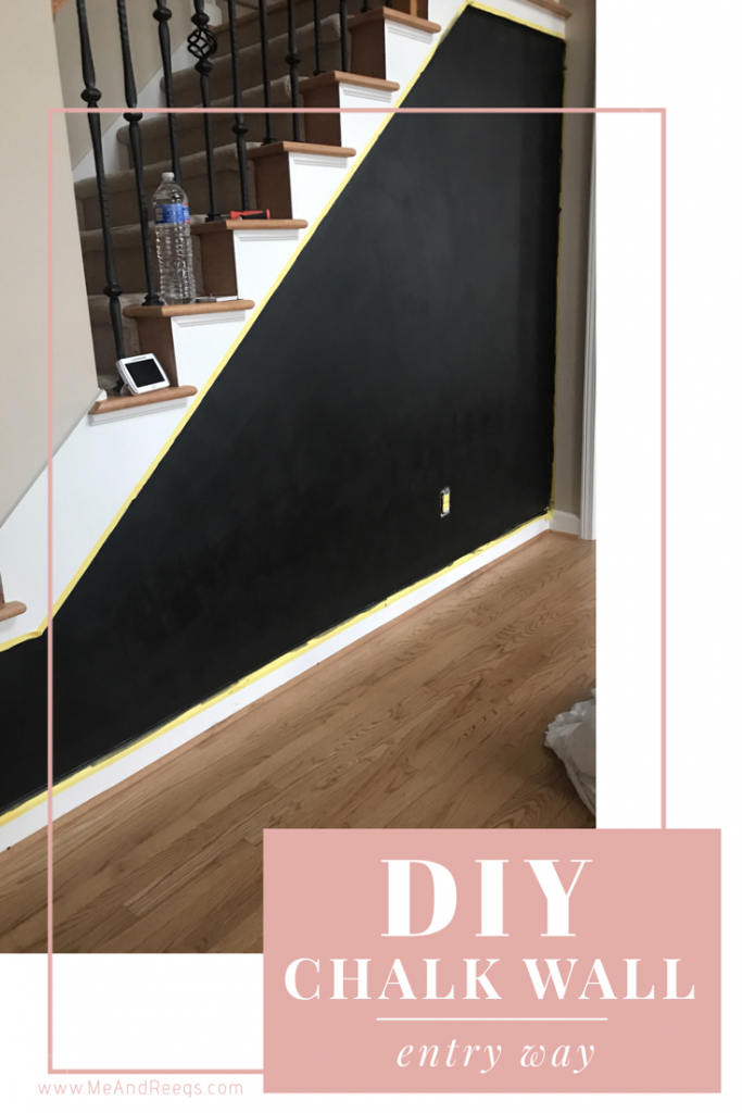 Pin-it-chalkboard-wall-for-kids-683x1024 DIY Chalkboard Wall for Your Staircase Entry