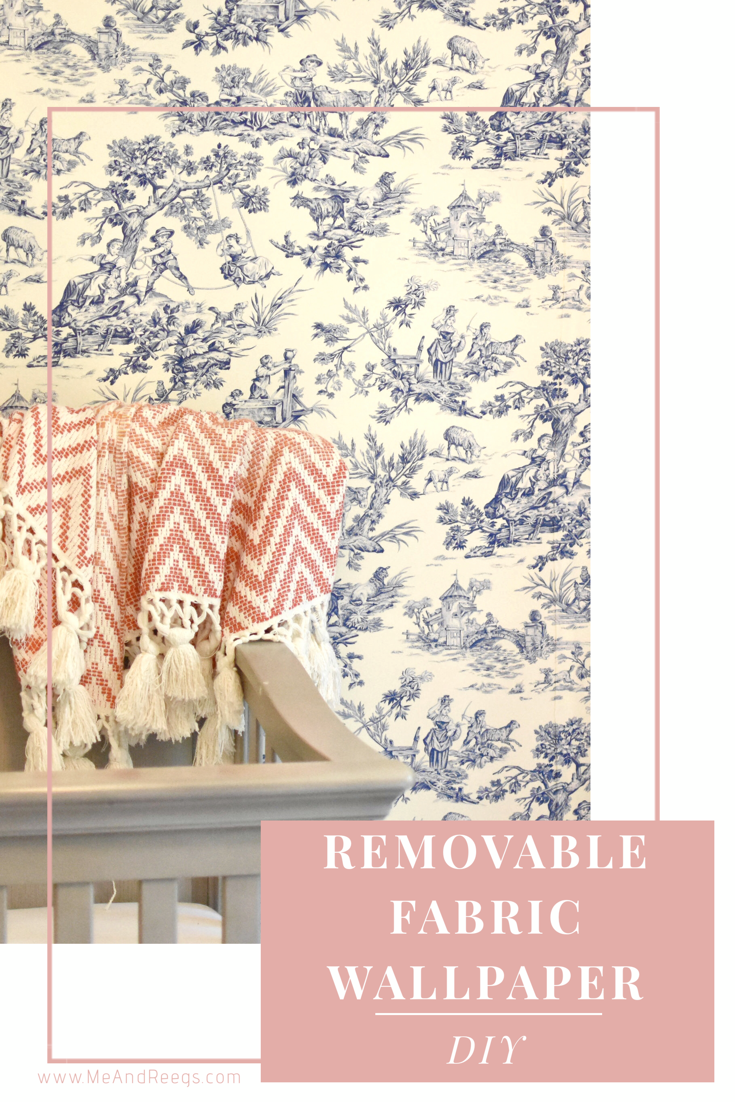 Removable Fabric Wallpaper!