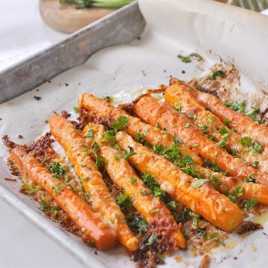 Parmesan-Roasted-Carrots_FB Dinner Ideas Served