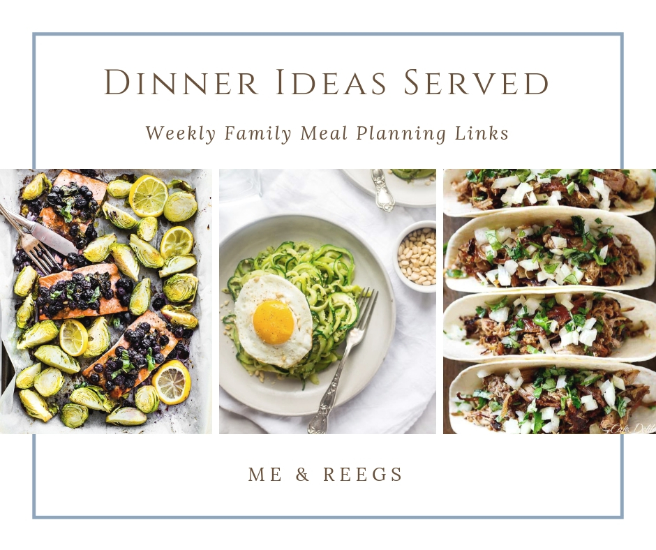 Dinner Ideas Served - Pinterest Family Meal Planning Weekly