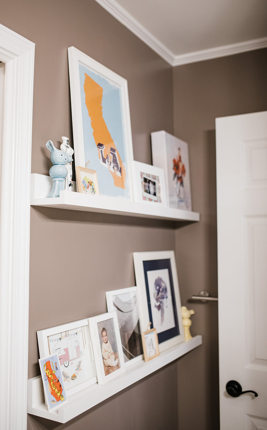 Easy Photo Ledge DIY | Gallery Wall to Transform a Space || Me & Reegs