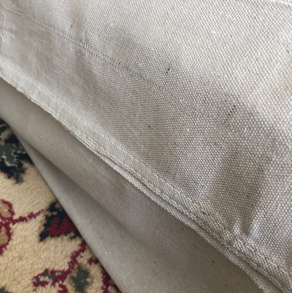 Canvas-Drop-Cloth-Fabric-Safari-Bench-DIY-EMily-Henderson My Favorite Bench on Instagram |DIY