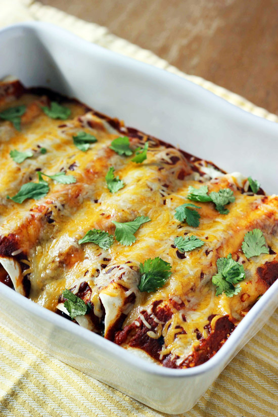 Dinner Ideas Served - Me and Reegs | Enchilada Favorite!