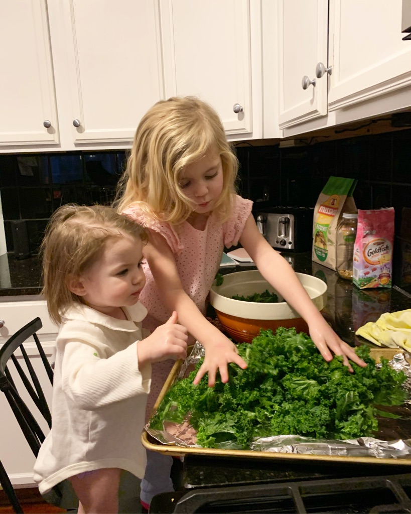 Easy kale Chips Toddlers LOVE in 15 Minutes