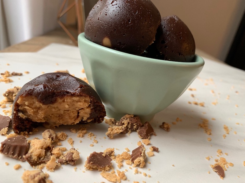 Peanut-Butter-Brownie-Bombs-Instant-Pot-5 How to Make Peanut Butter Brownie Bite Bombs | Instant Pot Dessert