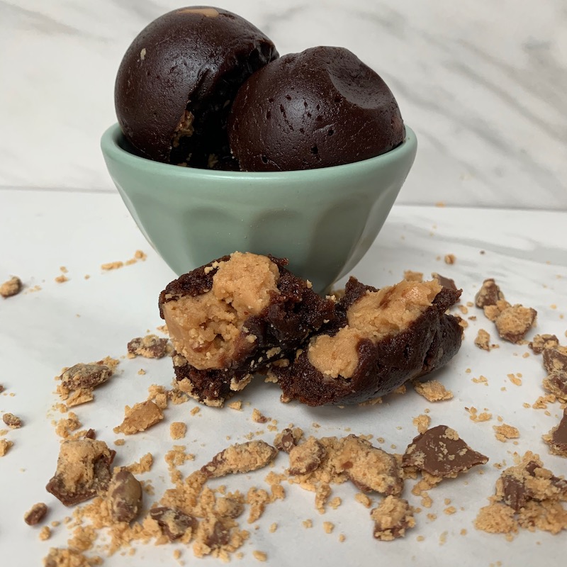 Peanut-Butter-Brownie-Bombs-Instant-Pot-6 How to Make Peanut Butter Brownie Bite Bombs | Instant Pot Dessert