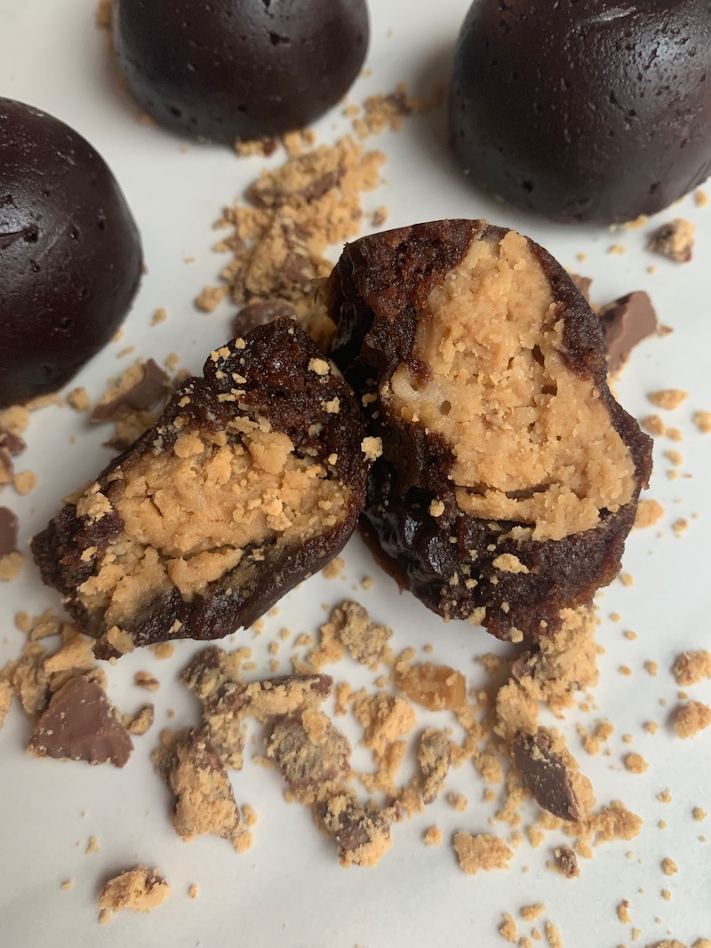 Peanut-Butter-Brownie-Bombs-Instant-Pot-7 How to Make Peanut Butter Brownie Bite Bombs | Instant Pot Dessert
