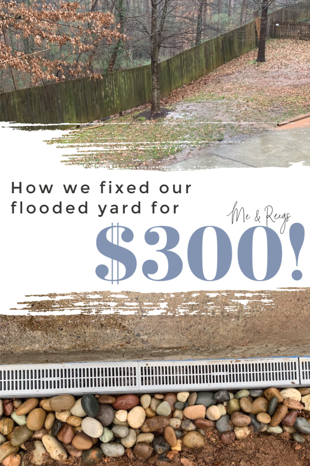 Channel Drain Installation DIY Driveway and Yard Me & Reegs