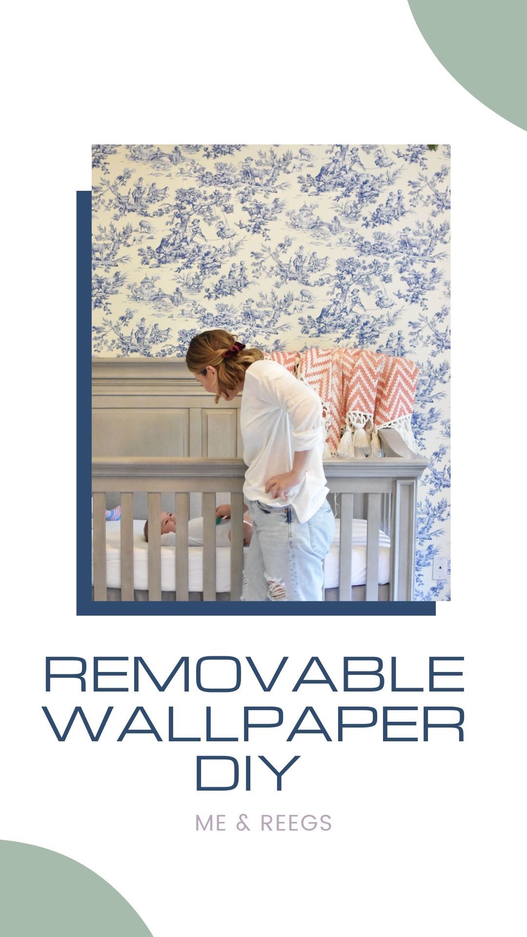  Life Changing Removable Fabric Wallpaper DIY | Damage Free Nursery Decor