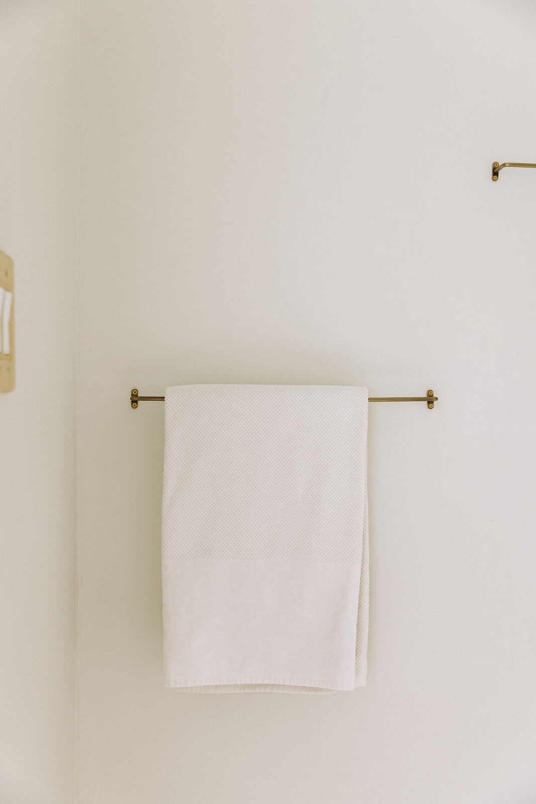 amber-interiors-brass-large-towel-holder-with-target-towel Revealing the After! Our Full Bathroom Renovation